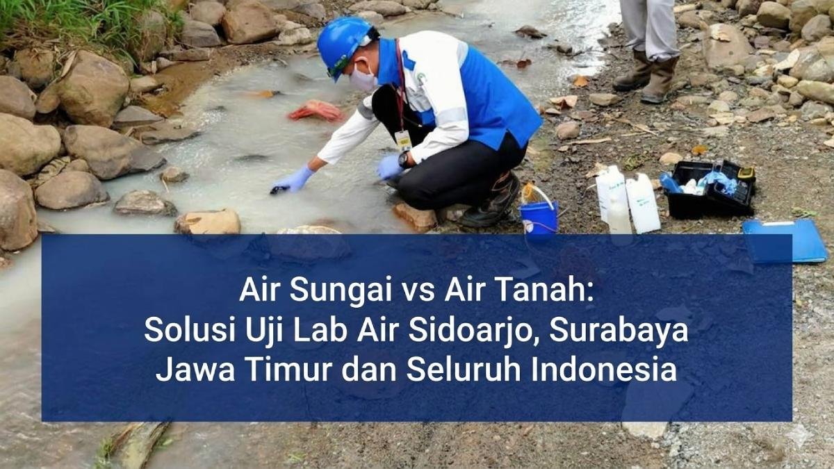 Uji air bersih, air limbah sidoarjo, surabaya, jawa timur, indonesia